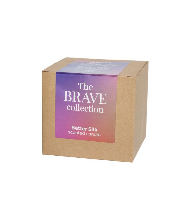 KERZE Better Silk Big Metallic Candle Purple