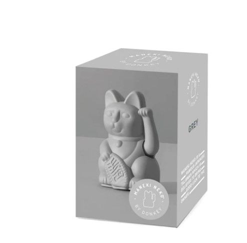 Mini Winkekatze Grau