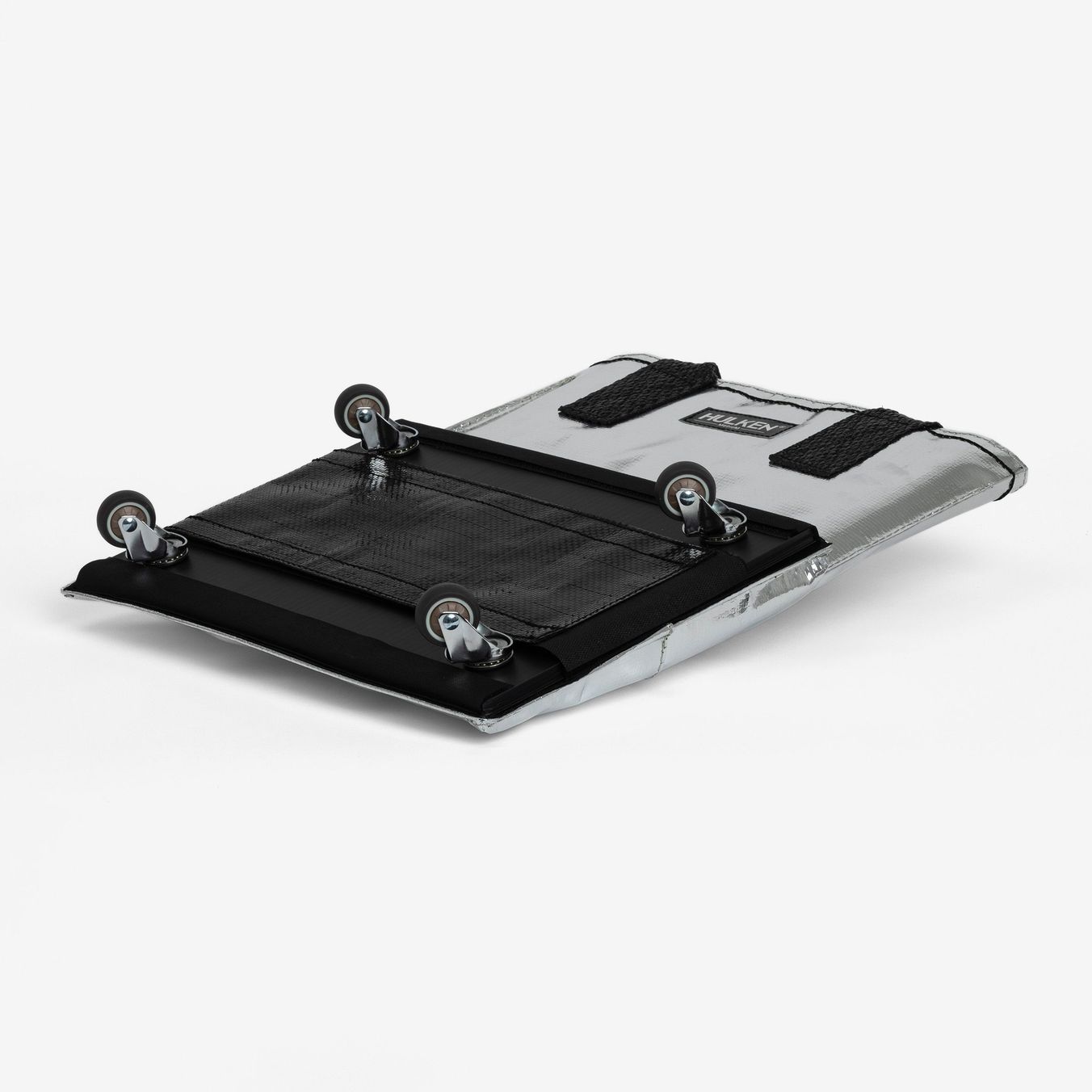 Rolltasche - medium, silver