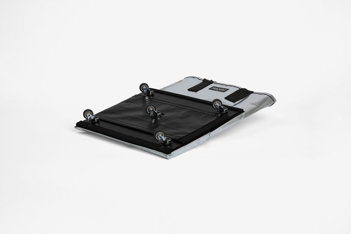 Rolltasche - large, silver