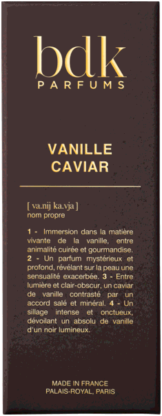 Vanille Caviar Eau de Parfum